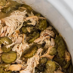 Slow Cooker Dill Pickle Chicken