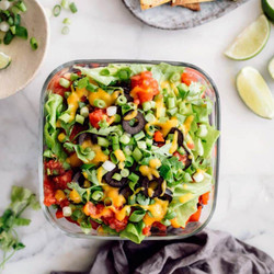 Vegan 7 Layer Taco Dip (healthy)