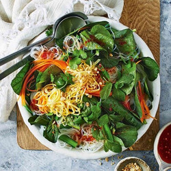 Vietnamese Choy Sum And Noodle Salad