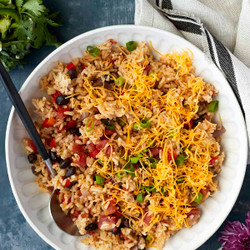 Easy Mexican Rice Recipe With Cheese And Veggies