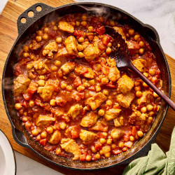 Cumin Chicken &amp; Chickpea Skillet