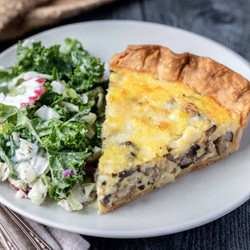 Mushroom Quiche