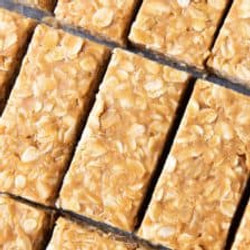 3 Ingredient No Bake Peanut Butter Granola Bars (gf)