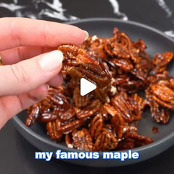 Maple Candied Nuts confectionery