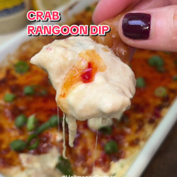 Crab Rangoon Dip With Homemade Wonton Chips