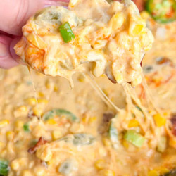 Bacon Jalapeno Popper Hot Corn Dip
