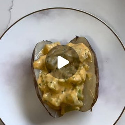 Broccoli Cheese Loaded Baked Potato