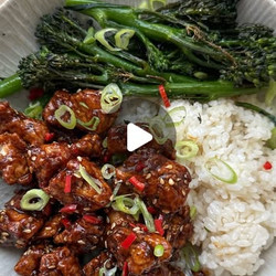 Sticky Ginger Sesame Tofu