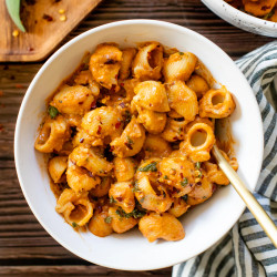 Spicy Butternut Squash Pasta