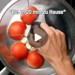 20 Min Zur Cremigsten Tomaten-auberginen-pasta