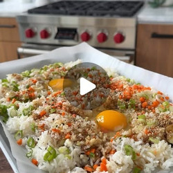 Mom’s Sheet Pan Benihana Fried Rice