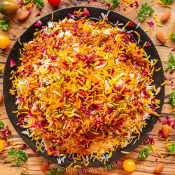 Gheymeh Nesar - Persian Jewelled Rice With Meat