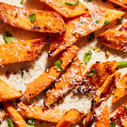 Garlic-parmesan Roasted Carrots
