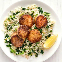 Cajun Scallops And Rice