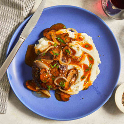 Slow-cooker Salisbury Steak