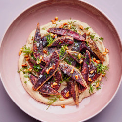 Sweet Potatoes With Maple Tahini
