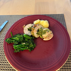 Chicken Basil Pesto Ballotine