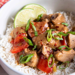 Slow Cooker Asian Pork With Peppers