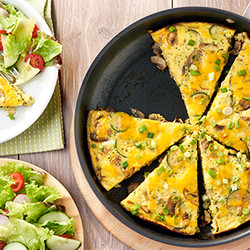 Cheddar Broccoli Frittata