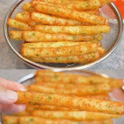 Crispy Mashed Potato Fries