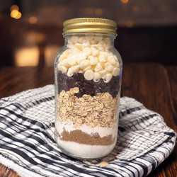 White Chocolate Cranberry Mason Jar Cookies