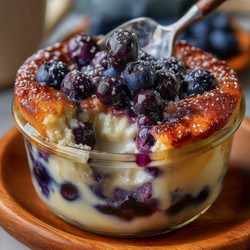 Baked Blueberry Cottage Cheese Breakfast Bowls