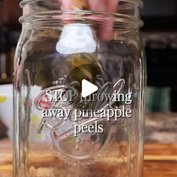 Pineapple Skin Tepache