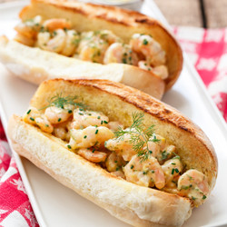 Shrimp Rolls With Herb Brown Butter Mayo