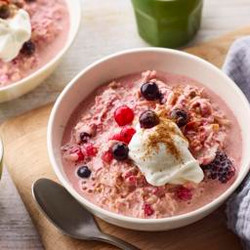 Apple, Pear And Berry Bircher