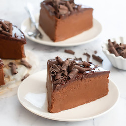 3 Ingredient No Bake Chocolate Cake