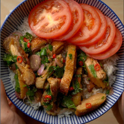Thai-style Chicken With Rice And Tomato