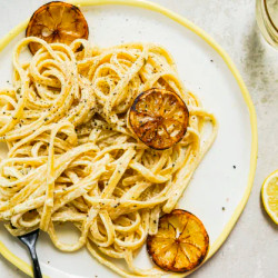 Quick And Easy Creme Fraiche And Lemon Pasta