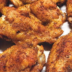 Hot &amp; Fast Dry-brined Grilled Chicken Wings