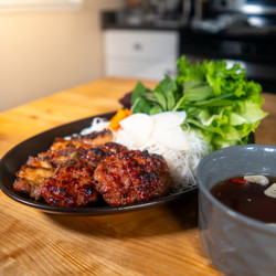Authentic Hanoi Bún Chả (vietnamese Grilled Pork With Vermicelli)