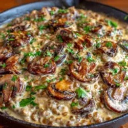 Creamy Vegan Lentil Mushroom Stroganoff