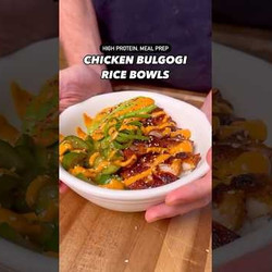 Chicken Bulgogi Rice Bowls