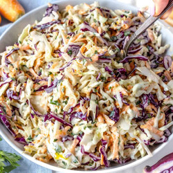 Healthy Coleslaw With Greek Yogurt (creamy &amp; Delicious)