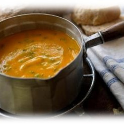 Carrot and Coriander Soup (V)