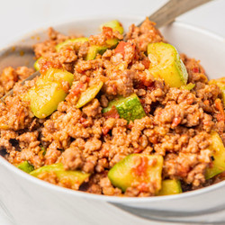 Mexican Zucchini And Ground Beef Skillet