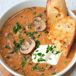 Rich And Creamy Hungarian Mushroom Soup