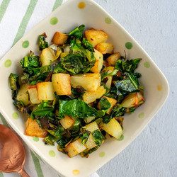 Blitva: Croatian-style Greens And Potatoes