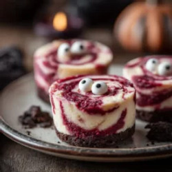 Halloween Strawberry Cheesecake Fudge Rounds