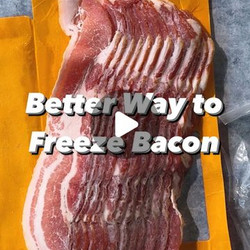 Freezing Bacon For Easy Use