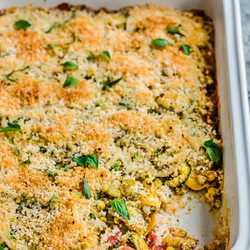 Crispy Zucchini And Corn Casserole