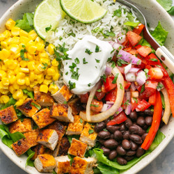 Chipotle Chicken Burrito Bowls