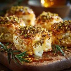 Pistachio-crusted Brie Bites