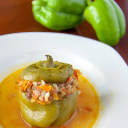 Beef Stuffed Bell Peppers