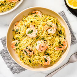 Shrimp Scampi With Angel Hair