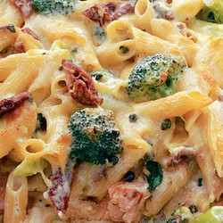 Salmon &amp; Broccoli Pasta