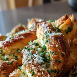 Cottage Cheese Garlic Bread Twists